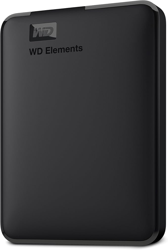 WD 2TB Elements Portable External Hard Drive for Windows, USB 3.2 Gen 1/USB 3.0 for PC & Mac, Plug and Play Ready - WDBU6Y0020BBK-WESN