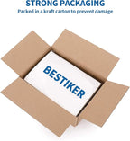 Half Sheet Shipping Labels - 1000 Counts, 8.5” x 5.5” Self Adhesive Shipping Label White Internet Mailing Labels 2 Per Page, Laser & Inkjet Printer Compatible [500 Sheets 8.5” x 11”]