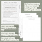 Pland Studio 90-Day Productivity Planner – Forest Sage Hardcover | Undated Daily Journal with Habit Tracker, Vision Board, and Focused Goal Setting for Entrepreneurs, Creatives & Busy Professionals