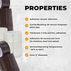 WOD CST20WBA Clear Packing Tape - 2" in. x 60 Yards Per Roll (6 Rolls) - Strong Heavy-Duty Industrial Shipping Box Packaging Tape for Moving, Office, & Storage