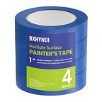 Painters Tape,1 in.W X 60 yd,4 Rolls (240yds),Blue Masking Tape for Walls,Paint