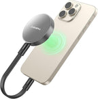 4TB Magnetic Portable SSD, External Solid State Drives with USB-C 3.2 Gen 2x2, Speed Up to 2000MB/s, Compact & Durable, Compatible with iPhone 15/16 Series and Other USB-C Devices, Grey