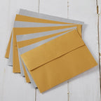 50 Pieces Metallic Color Self Seal Envelopes for Greeting Cards, Invitations, Postcards (Silver, 5x7)