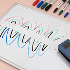 Dabo&Shobo White Board Markers-72 Pcs 4 Color Fine Tip Whiteboard Markers，Perfect for Writing on Whiteboard Mirrors Glass for School Office Home…