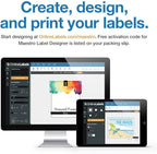 8.5 x 5.5 Half-Sheet Shipping Labels - Permanent, White Matte - for FBA, FedEx, UPS - Pack of 1,000 Labels, 500 Sheets - Inkjet/Laser Printers - Online Labels