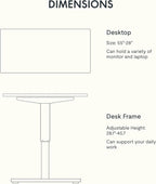 FLEXISPOT EN1 Whole Piece Standing Desk 55 x 28 Inches Stand Up Height Adjustable Desk for Workstation and Home Office (Silver Frame + Mahogany Top, 2 Packages)