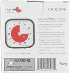 TIME TIMER MOD (Charcoal), A Visual Countdown 60 Minute Timer for Classrooms, Meetings, Kids and Adults Office and Homeschooling Tool with Silent Operation and Interchangeable Silicone Cover