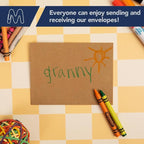 MOS A7 Invitation Envelopes – 5-1/4" X 7-1/4" Kraft Mailing Envelopes Self Seal (500 Count) – 120GSM/ 32LB Bond Heavy Duty – Gift Card, Business, Wedding, Card