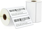 BETCKEY - 4" x 2" (102 mm x 51 mm) Barcode Shipping & Multipurpose Labels Compatible with Zebra & Rollo Label Printer,Premium Adhesive & Perforated [2 Rolls, 1500 Labels]