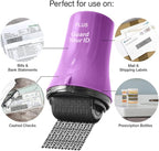 Guard Your ID Wide Advanced Roller 2.0 Identity Theft Prevention Security Stamp Purple