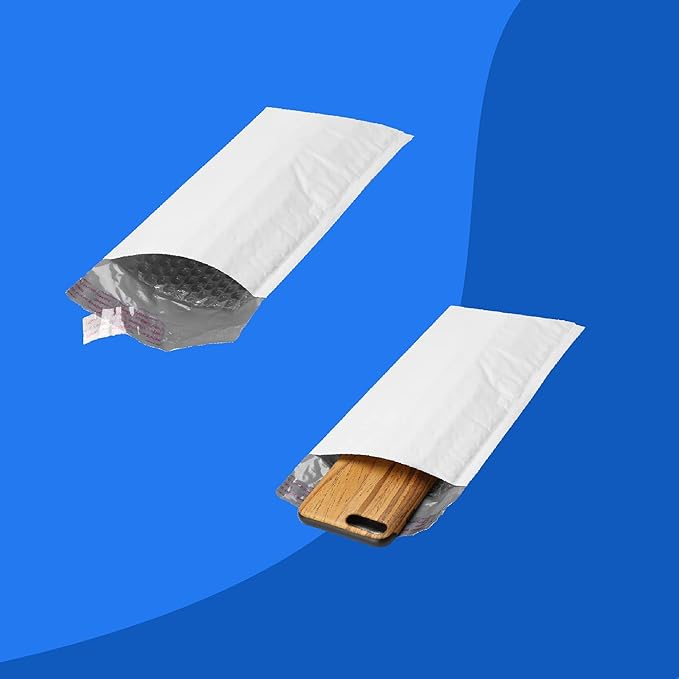 The Boxery 12.5x19''|#6 Poly Bubble Mailers- 50 Pack, Padded Envelopes, Self Seal, Waterproof Shipping Bags, Padded Mailers for Shipping & Packaging