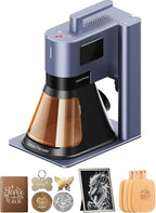 LaserPecker LP5 20W Fiber & Diode Dual Laser Engraver, 10X Faster 0.0027mm Precision for Metal Wood Jewelry, 3D Grayscale & Color Engraving, Portable 6kg Laser Cutter for Instant Store Customization