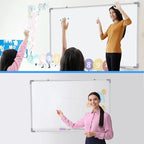 Tinlade 6 Pack Magnetic Dry Erase Whiteboard Message Presentation White Board White Board Dry Erase Aluminum Frame Hanging Whiteboard for School Home Office (36 x 24 Inches)