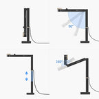 CZUR Fancy Pro 8MP USB Document Camera for Teacher, 4K Webcam with Microphone and LED Light, Up to 60fps, Auto Focus, for Remote Teaching, Live Streaming, Web Conference, for Mac and Windows