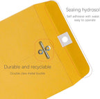 9” x 12” Clasp Envelopes with Gummed Seal Brown Pack of 30