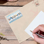 Colorful Images Spring Tweets Birds Return Address Mailing Labels, Personalize with Name & Addresses, Set of 144 Self Adhesive, Easy Peel Flat Label Sheets, 1 ⅛" x 2 ¼", 1 Design