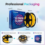 FLASHFORGE Rapid PLA Filament 1.75mm, High Flow Speedy 3D Printer Filament, Experience Exceptional Performance with 500mm/s High-Speed Printing, Neatly Wound & Top-Notch Filament (Yellow)