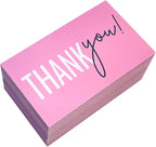 RXBC2011 Thank You for your support Cards Handwritten Lettering Design Thank you small business Card 2x3.5 Inch Pack of 100