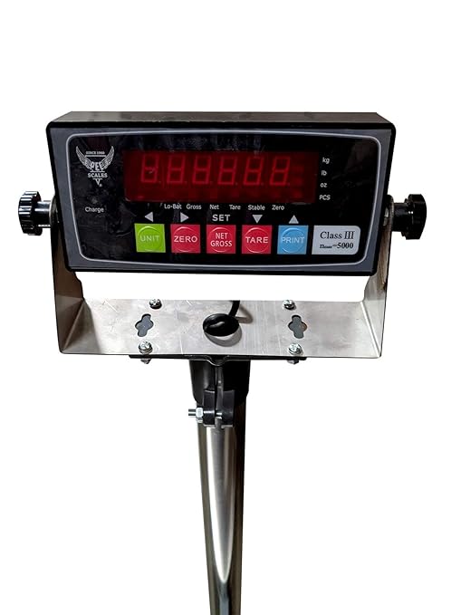 Stainless Steel Bench Scale, Commercial Digital Weighing Scale/Postal Scale/Shipping Scale, 800×0.05lb Capacity (16"x 20")