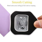 LOONENG 3 Way Chamfer Corner Punch, 3 in 1 Craft Paper Corner Cutter for Paper Crafts, Laminate, Cardstock, Business Card, DIY Projects, Photo, Card Making and Scrapbooking