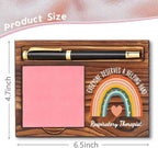 Respiratory Therapist Sticky Note Holder, Respiratory Therapist Appreciation Gifts, Thank You Gifts for Respiratory Therapist, RT Office Decor Self-Stick Note Pad Holders YB380