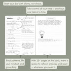 Pland Studio 90-Day Productivity Planner – Forest Sage Hardcover | Undated Daily Journal with Habit Tracker, Vision Board, and Focused Goal Setting for Entrepreneurs, Creatives & Busy Professionals