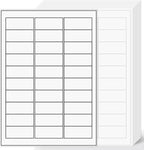 1" x2-5/8 Shipping Address Labels, Blank Mailing Labels, 30-UP White Self-Adhesive Name Tag Stickers for Inkjet and Laser Printer [100 Sheet 3000 Labels]