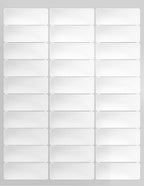 enKo 1 x 2-5/8 Inch 30 Up Return Mailing Address Labels White Printable FBA Labels (300 Sheets, 9000 Labels)