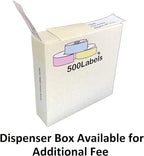 Return Address Labels - Roll of 500 Personalized Labels (Clear)