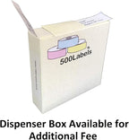 Return Address Labels - Roll of 500 Personalized Labels (Multi-Color)