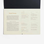 Intelligent Change - Weekly Desk Pad, 1-Year Productivity Planner, Tear-Out Deskpad for to-Do List, Productivity Tools for Time Management and Mindfulness, A4 Size, Black