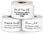 Phomemo Address Labels for M-Series Label Makers, Thermal Mailing Stickers, Easy to Peel Off. White, 1" x 2-5/8", 130 Per Roll, 3 Rolls