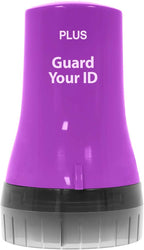 Guard Your ID Wide Advanced Roller 2.0 Identity Theft Prevention Security Stamp Purple