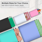 Poly Mailers 14.5x19, Large Poly Mailers 100 Pack, Shipping Mailers with Self Seal Adhesive, Waterproof and Tear-Proof Mailers Poly Bags for Small Business (Black）