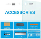 KIZZBY Glass Dry Erase White Board - Magnetic Boards for Wall, 72"x48" Large Frameless Whiteboard for Office, Home & School