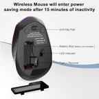 RaceGT USB C Wireless Mouse - 2.4G Cordless with 6 Buttons and 3 Adjustable DPI for MacBook Pro/Air, Laptop, Desktop, PC