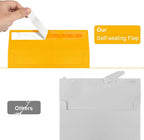 Joyberg 50 Pack Yellow 5x7 Envelopes - Self Seal for Weddings, Photos, Greeting Cards & Mailing