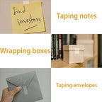 48 Rolls Crystal Tape Refills for Dispenser, 3/4Inch x 1000 Inch, Transparent Stationery Tape for Office, Home, School for Wrapping, Crafts, Office and Professional Use