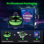 FLASHFORGE Glow in The Dark Rapid PLA Filament 1.75mm, High Flow Speedy 3D Printer Filament Luminous Green, Max 500mm/s High-Speed Printing, High Brightness and Long-Lasting Glowing Effect