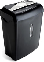 Aurora High Security Paper and Credit Card Shredder with 3.7-Gallon Wastebasket, 8-Sheet Cross-Cut with Basket