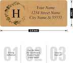 Custom Address Labels - Personalized Address Labels, Return Address Labels with Strong Adhesion, Can Be Used for Cardboard, Paper, Plastic, Glass, Metal (2.6x1 Inch, Set of 280)