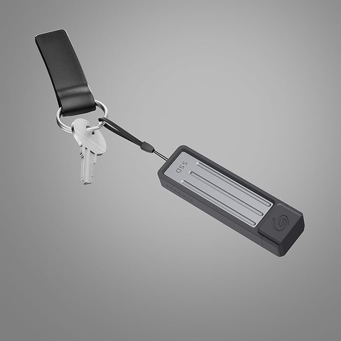 Seagate Ultra Compact 2TB, Portable SSD, 1000MB/s, USB-C, USB 3.2 Gen2, IP54 Water Dust and 3m Drop Resistant, Windows/Mac/iPhone/iPad/Android Phone/Tablet/PS4/PS5/Xbox Compatibility (STMX2000400)