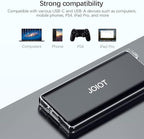 500G Portable External SSD USB 3.1 Type C Flash Drive External Solid State Drive Portable SSD Type A to C Cable for PC/Laptop/Mac/Android/Linux