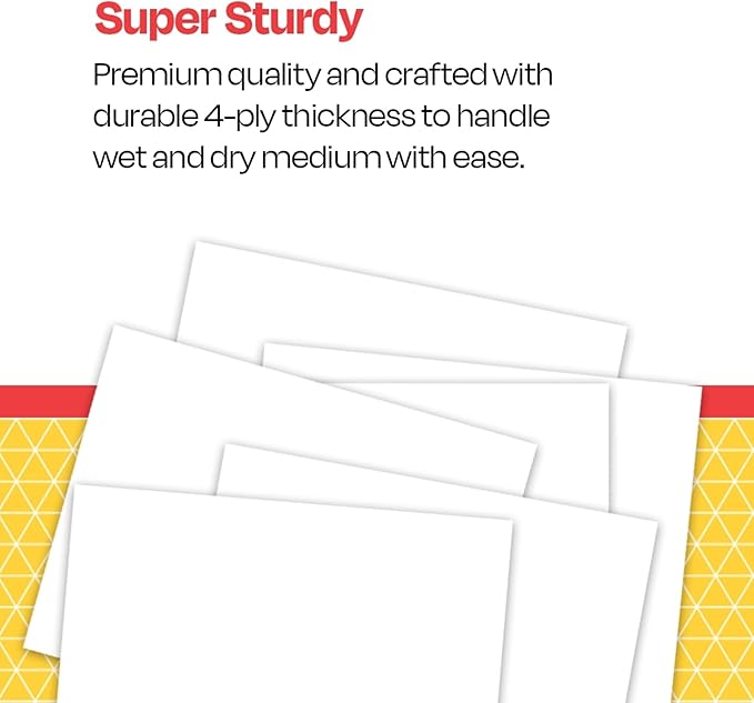 School Smart Railroad Poster Board Paper, 22 x 28 Inches, 4-Ply, White, Pack of 25