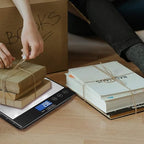 Digital Postal Scale, 66lbs/0.1oz Shipping Scale, Letter Scale, Large Scale with Stainless Steel, 2 AAA Batteries Include