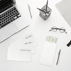 ValBox 3.5x6.5 Money Envelopes, White Kraft #7 Coin Envelopes, Small Parts Envelope with Gummed Flap for Seed, Cash, Budgeting (Pack of 100)