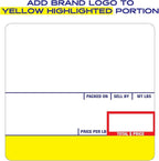 CEPRICO - Customizable CĀS Scale Labels - 48 Rolls of Thermal Printing Scale Labels – Compatible with CĀS LST-8020 | UPC Ingredient | Ideal for Supermarkets, Retailers and Grocery Stores