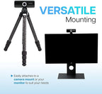 VisionTek VTWC20 Full HD (1080P 30FPS) Webcam, for Windows, Mac, Linux, & Chromebook w/Digital Microphone, Auto Focus, Privacy Cover, & Wide Viewing Angle