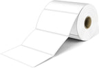 L LIKED 4" x 2" Direct Thermal Labels, Permanent Adhesive Barcode Shipping Labels & Compatible with Rollo, Zebra and Other Desktop Printers (1 Roll, 750 Labels)