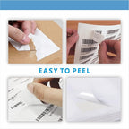 Address Labels, JIQEZNL Premium 1" x 2-5/8" Mailing Labels for Envelopes, 900 Address Label Sticker Paper for Laser/Ink Jet Printer, White Blank Printable Sticker Labels 30 Per Sheet 8.5"×11"